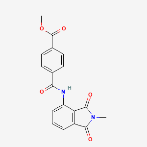 Methyl 4-((2-methyl-1,3-dioxoisoindolin-4-yl)carbamoyl)benzoate