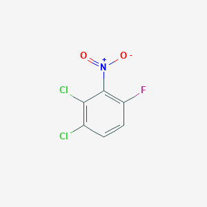 molecular formula C6H2Cl2FNO2 B2613694 1,2-二氯-4-氟-3-硝基苯 CAS No. 1360438-72-7