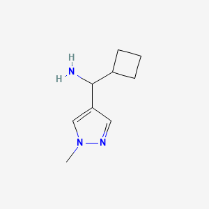 Cyclobutyl(1-methyl-1H-pyrazol-4-YL)methanamine