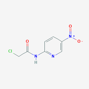 molecular formula C7H6ClN3O3 B261372 2-chloro-N-(5-nitropyridin-2-yl)acetamide 