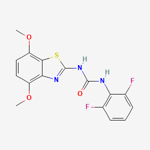 1-(2,6-Difluorophenyl)-3-(4,7-dimethoxybenzo[d]thiazol-2-yl)urea
