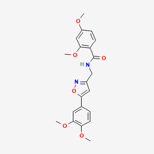 N-((5-(3,4-dimethoxyphenyl)isoxazol-3-yl)methyl)-2,4-dimethoxybenzamide