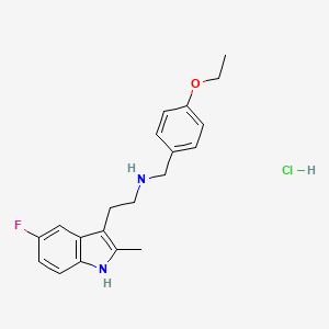 N-(4-ethoxybenzyl)-2-(5-fluoro-2-methyl-1H-indol-3-yl)ethanamine hydrochloride