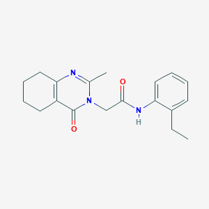 N-(2-ethylphenyl)-2-(2-methyl-4-oxo-5,6,7,8-tetrahydroquinazolin-3(4H)-yl)acetamide