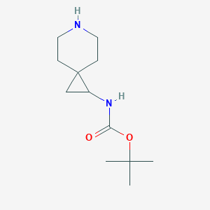 molecular formula C12H22N2O2 B2613761 tert-Butyl 6-azaspiro[2.5]octan-1-ylcarbamate CAS No. 147632-34-6
