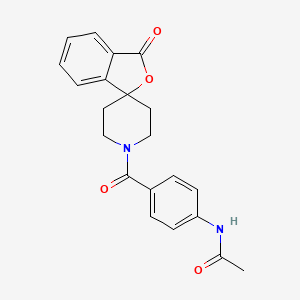 N-(4-(3-oxo-3H-spiro[isobenzofuran-1,4'-piperidin]-1'-ylcarbonyl)phenyl)acetamide