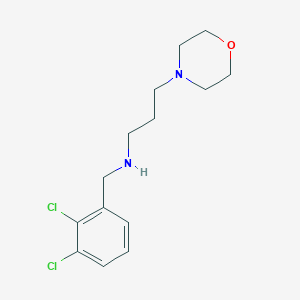 molecular formula C14H20Cl2N2O B261379 N-(2,3-dichlorobenzyl)-N-[3-(4-morpholinyl)propyl]amine 