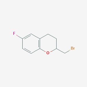 2-(Bromomethyl)-6-fluoro-3,4-dihydro-2H-chromene