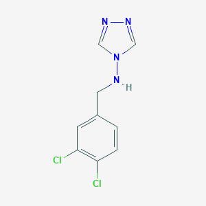 molecular formula C9H8Cl2N4 B261383 N-(3,4-dichlorobenzyl)-4H-1,2,4-triazol-4-amine 
