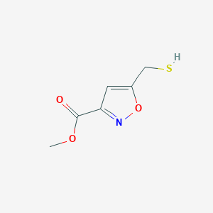 Methyl 5-(sulfanylmethyl)-1,2-oxazole-3-carboxylate