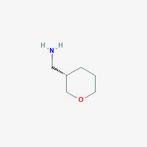 molecular formula C6H13NO B2613847 [(3S)-Tetrahydropyran-3-yl]methanamine CAS No. 1203706-83-5