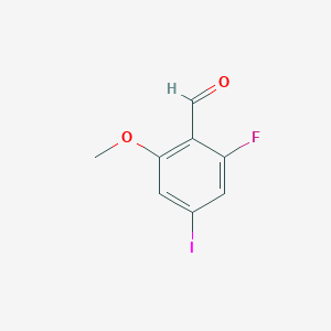 2-Fluoro-4-iodo-6-methoxybenzaldehyde