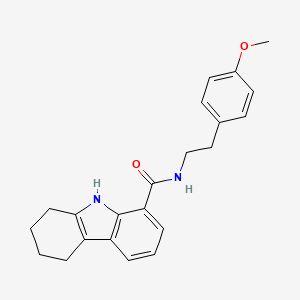 N-(4-methoxyphenethyl)-2,3,4,9-tetrahydro-1H-carbazole-8-carboxamide