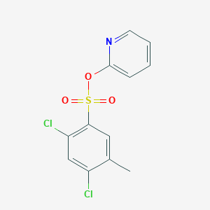2-Pyridinyl 2,4-dichloro-5-methylbenzenesulfonate