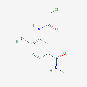 3-[(2-Chloroacetyl)amino]-4-hydroxy-N-methylbenzamide