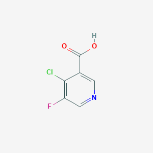 molecular formula C6H3ClFNO2 B2613925 4-Chloro-5-fluoronicotinic acid CAS No. 860296-20-4