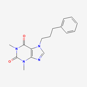 1,3-Dimethyl-7-(3-phenylpropyl)purine-2,6-dione