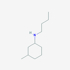 molecular formula C11H23N B2613943 N-butyl-3-methylcyclohexan-1-amine CAS No. 55794-85-9