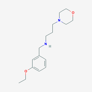 molecular formula C16H26N2O2 B261395 N-(3-ethoxybenzyl)-N-[3-(4-morpholinyl)propyl]amine 
