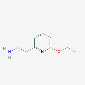 molecular formula C9H14N2O B2613977 2-(6-Ethoxypyridin-2-yl)ethan-1-amine CAS No. 1340087-85-5
