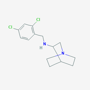 molecular formula C14H18Cl2N2 B261399 N-(2,4-Dichlorobenzyl)quinuclidin-3-amine 