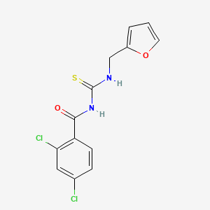 2,4-dichloro-N-(furan-2-ylmethylcarbamothioyl)benzamide
