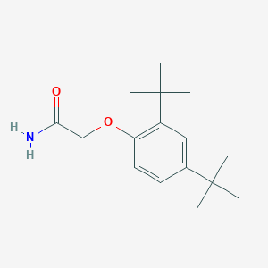 molecular formula C16H25NO2 B261415 2-(2,4-Ditert-butylphenoxy)acetamide 