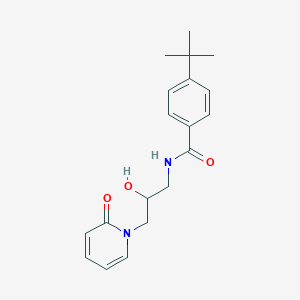 molecular formula C19H24N2O3 B2614179 4-(tert-butyl)-N-(2-hydroxy-3-(2-oxopyridin-1(2H)-yl)propyl)benzamide CAS No. 1797333-87-9
