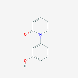 molecular formula C11H9NO2 B2614210 1-(3-Hydroxyphenyl)-1,2-dihydropyridin-2-one CAS No. 3534-60-9