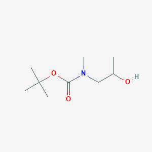 molecular formula C9H19NO3 B2614215 叔丁基N-(2-羟基丙基)-N-甲基氨基甲酸酯 CAS No. 138373-85-0