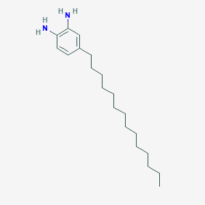 molecular formula C20H36N2 B2614255 4-Tetradecylbenzene-1,2-diamine CAS No. 300395-47-5