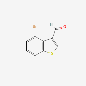 Benzo[b]thiophene-3-carboxaldehyde, 4-bromo-
