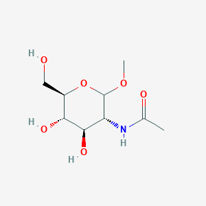 molecular formula C9H17NO6 B2614334 2-(乙酰氨基)-2-脱氧-D-吡喃葡萄糖甲基 CAS No. 3055-46-7