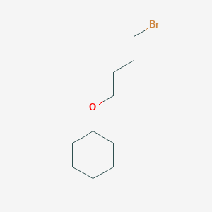 molecular formula C10H19BrO B2614396 (4-Bromobutoxy)cyclohexane CAS No. 21782-58-1