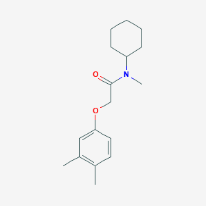 molecular formula C17H25NO2 B261449 N-cyclohexyl-2-(3,4-dimethylphenoxy)-N-methylacetamide 
