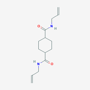 molecular formula C14H22N2O2 B261452 N,N'-diallyl-1,4-cyclohexanedicarboxamide 