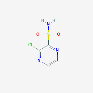 molecular formula C4H4ClN3O2S B2614577 3-Chloropyrazine-2-sulfonamide CAS No. 1897428-21-5