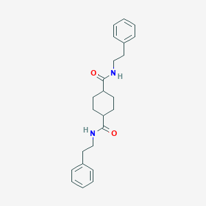 molecular formula C24H30N2O2 B261459 N,N'-bis(2-phenylethyl)cyclohexane-1,4-dicarboxamide 