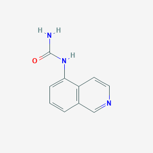 molecular formula C10H9N3O B2614615 Isoquinolin-5-ylurea CAS No. 1154320-39-4