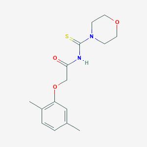 2-(2,5-dimethylphenoxy)-N-(morpholine-4-carbothioyl)acetamide