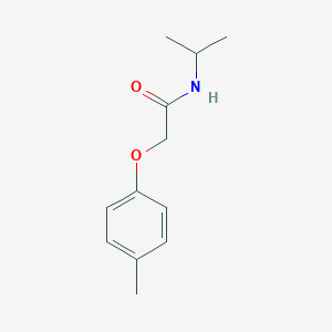 molecular formula C12H17NO2 B261470 N-isopropyl-2-(4-methylphenoxy)acetamide 