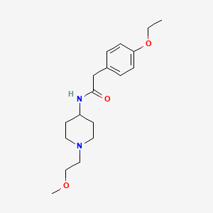 2-(4-ethoxyphenyl)-N-(1-(2-methoxyethyl)piperidin-4-yl)acetamide