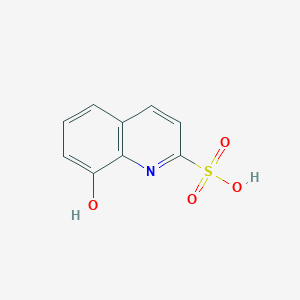 molecular formula C9H7NO4S B261474 8-Hydroxyquinoline-2-sulfonic acid 
