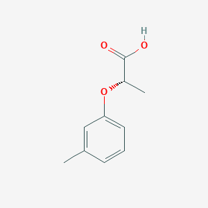 molecular formula C10H12O3 B261477 (2S)-2-(3-methylphenoxy)propanoic acid 