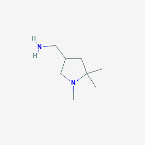 (1,5,5-Trimethylpyrrolidin-3-yl)methanamine