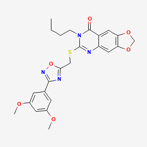 N-(sec-butyl)-4-[6-(3-methoxyphenoxy)pyrimidin-4-yl]benzamide