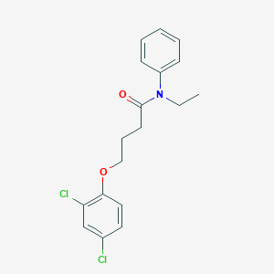 molecular formula C18H19Cl2NO2 B261481 4-(2,4-dichlorophenoxy)-N-ethyl-N-phenylbutanamide 
