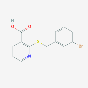 2-[(3-Bromobenzyl)thio]nicotinic acid