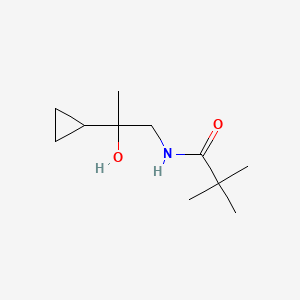 N-(2-cyclopropyl-2-hydroxypropyl)pivalamide