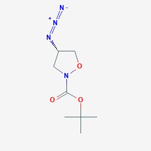 Tert-butyl (4S)-4-azido-1,2-oxazolidine-2-carboxylate